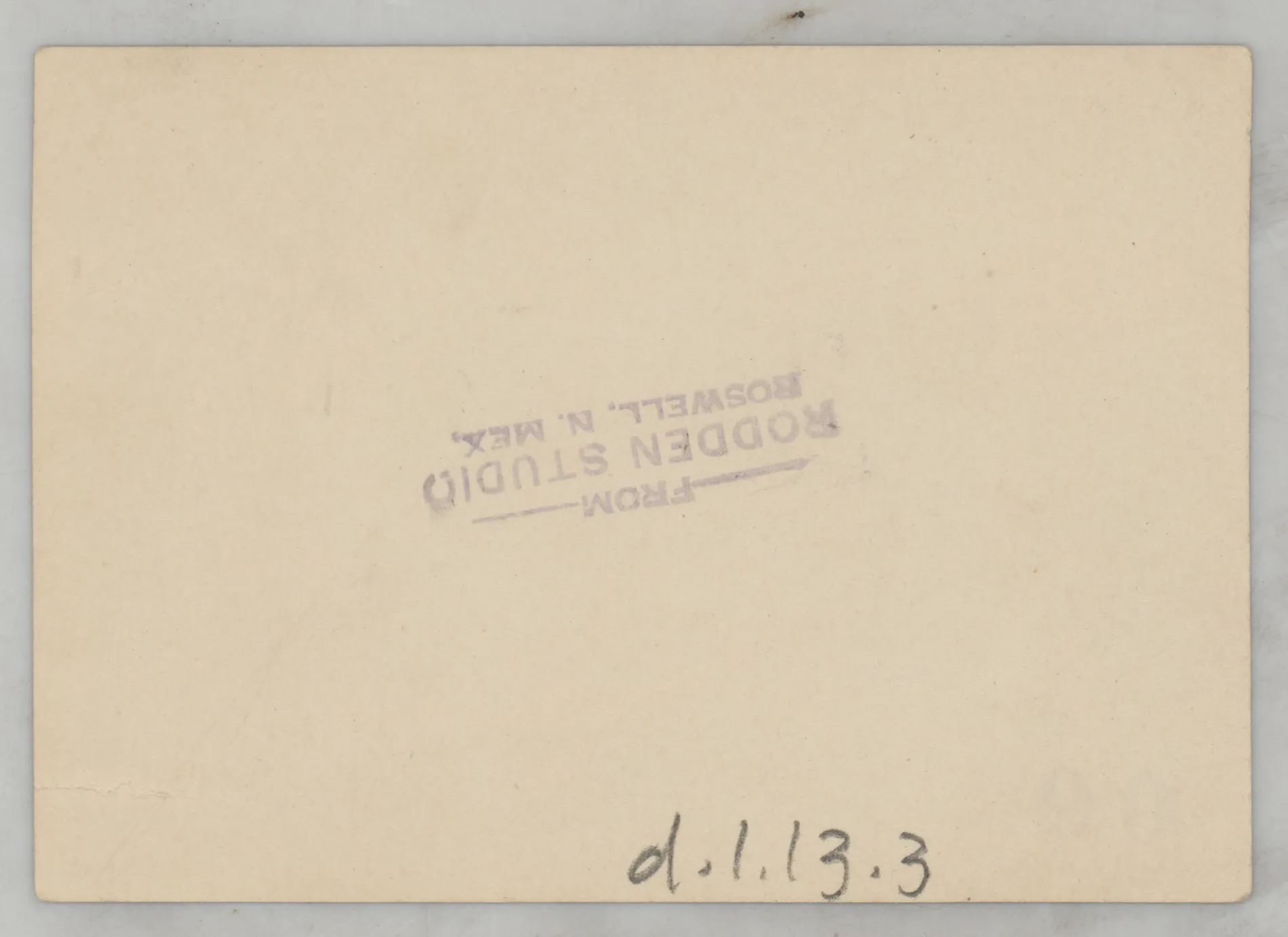 Verso: [Sam, Sammy, and Jean next to road along Felix River]