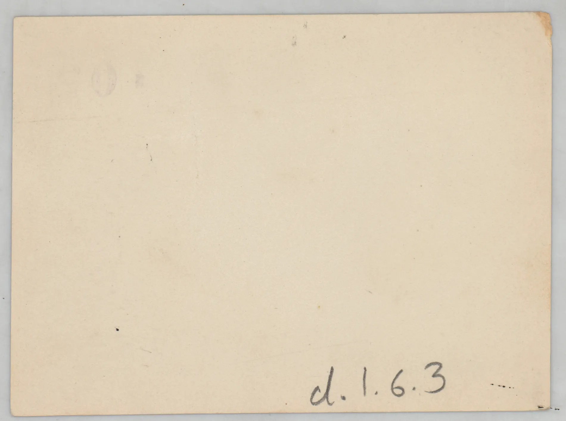 Verso: [Sam, Loveta, and Sammy McKinstry in the forest]