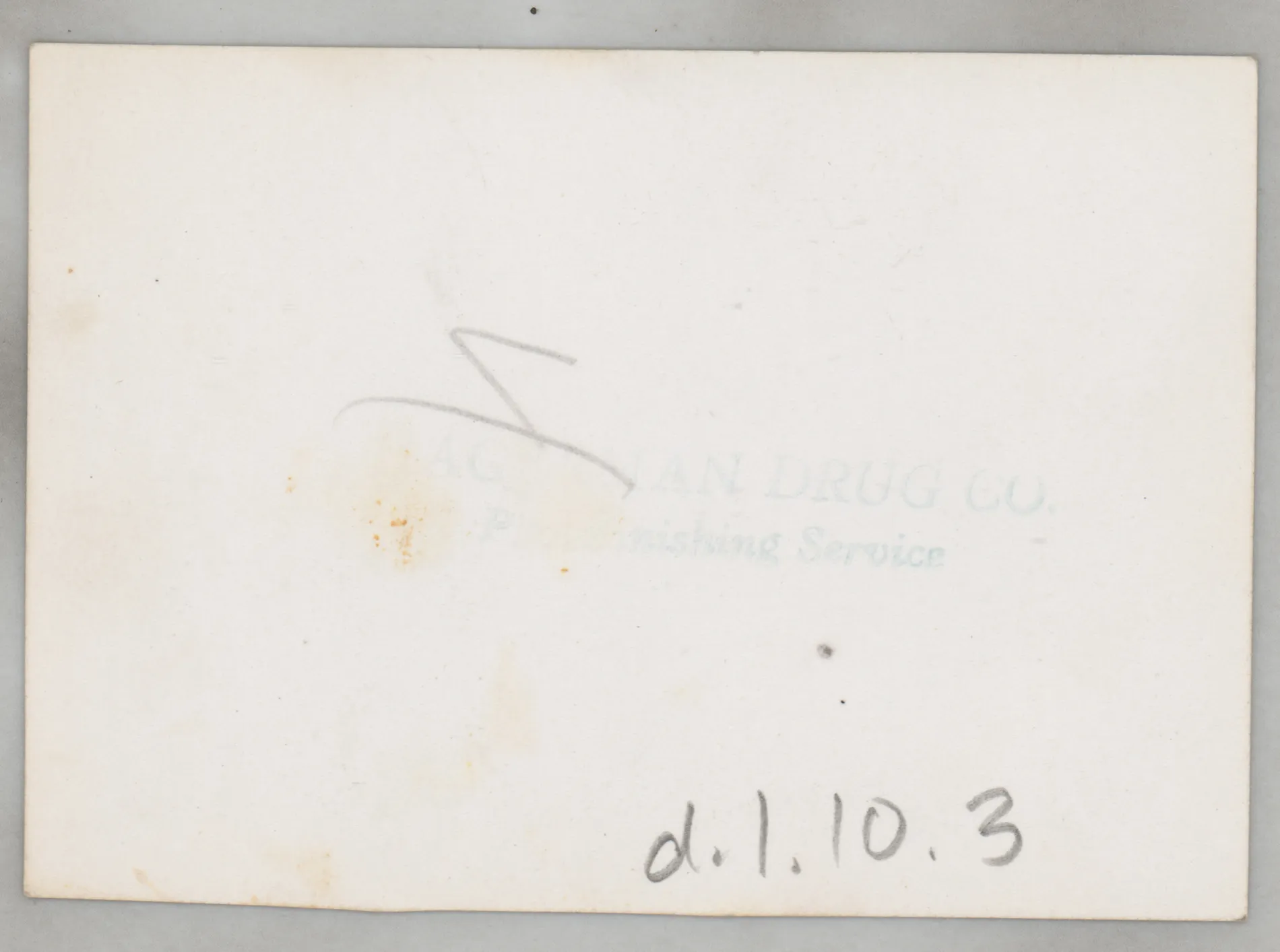 Verso: [Sammy McKinstry with five friends]