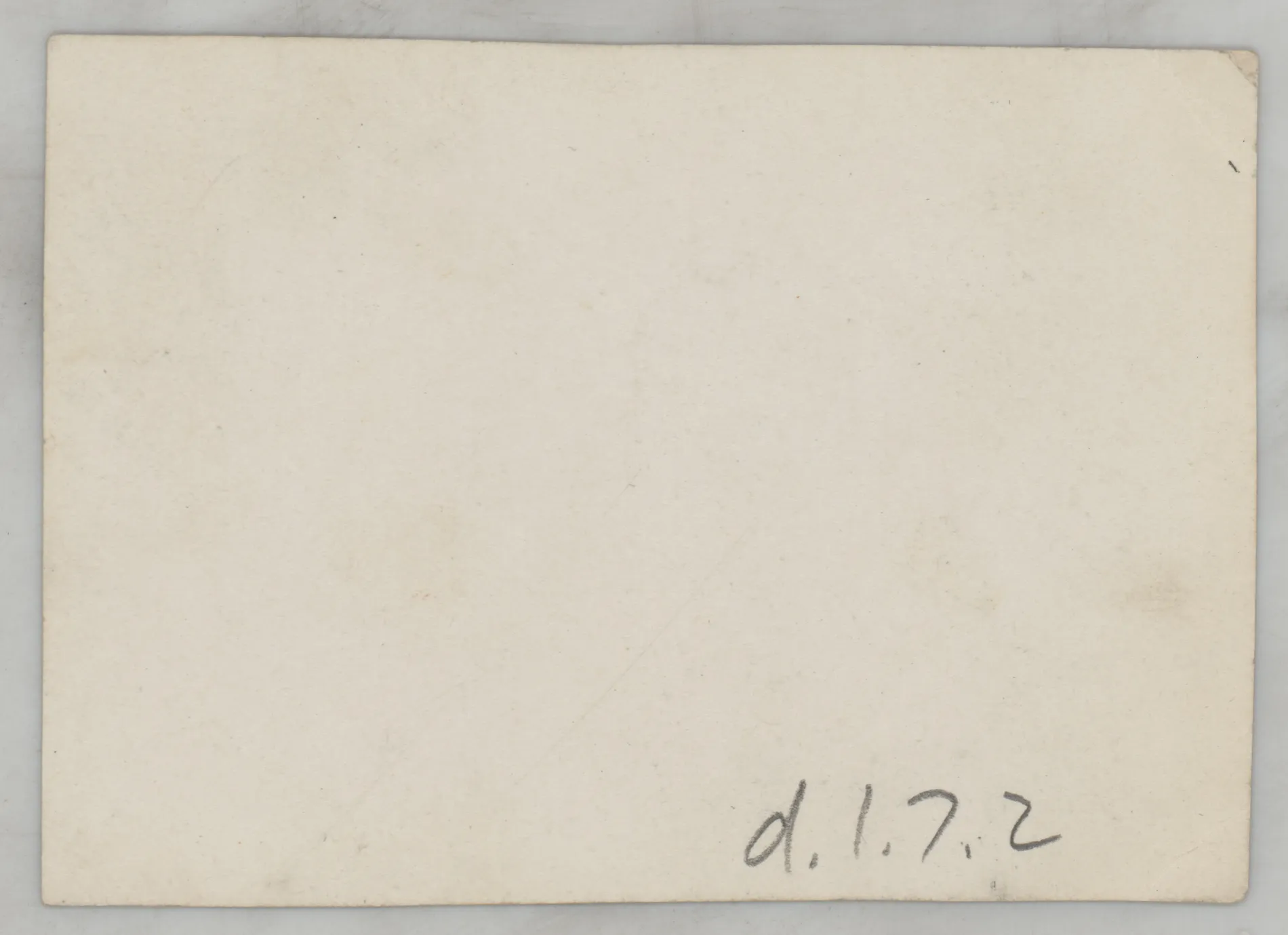 Verso: [Sammy McKinstry as an infant being held by unknown woman]