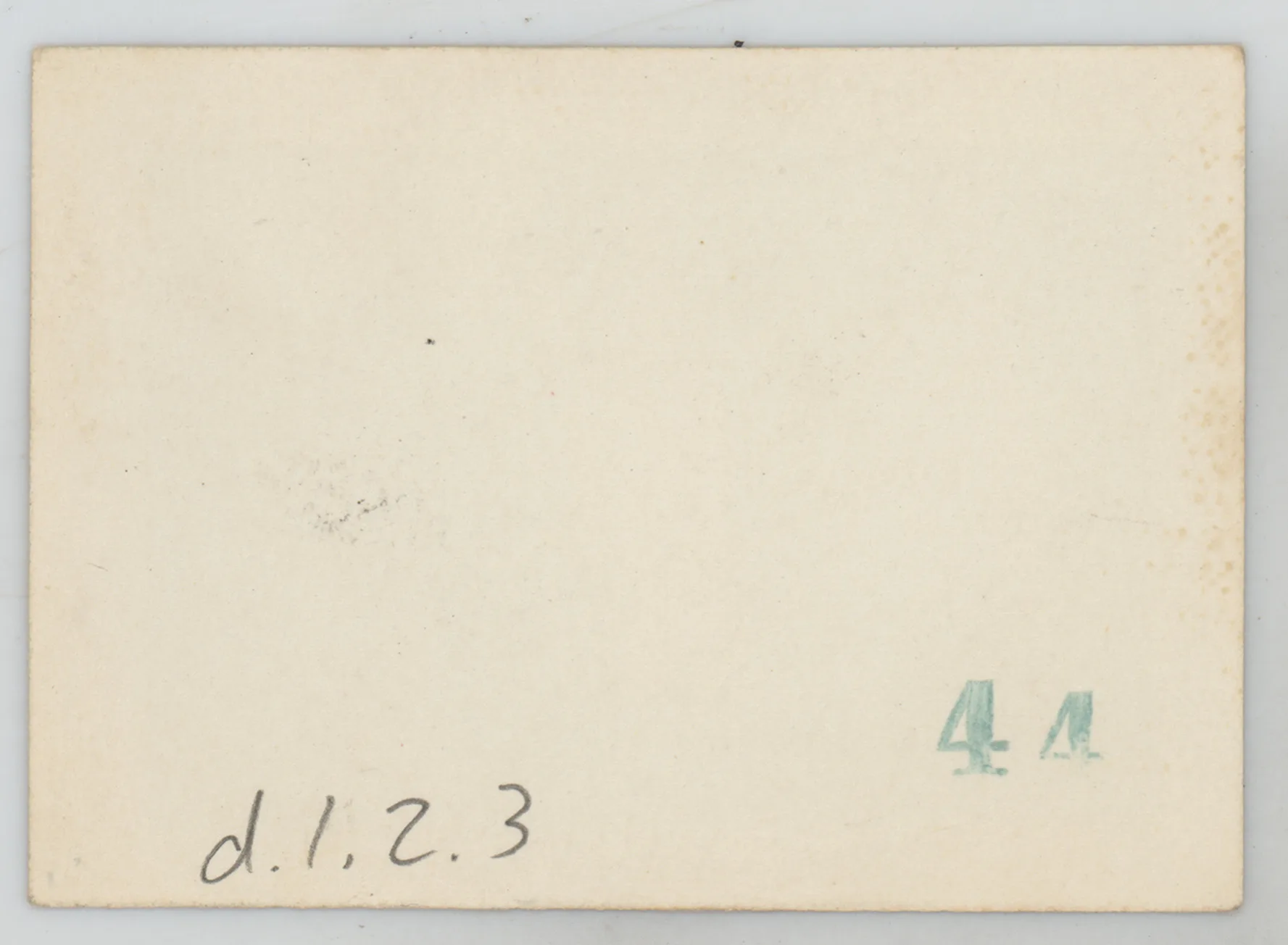 Verso: [Sara Beth West in a dress outside a house]