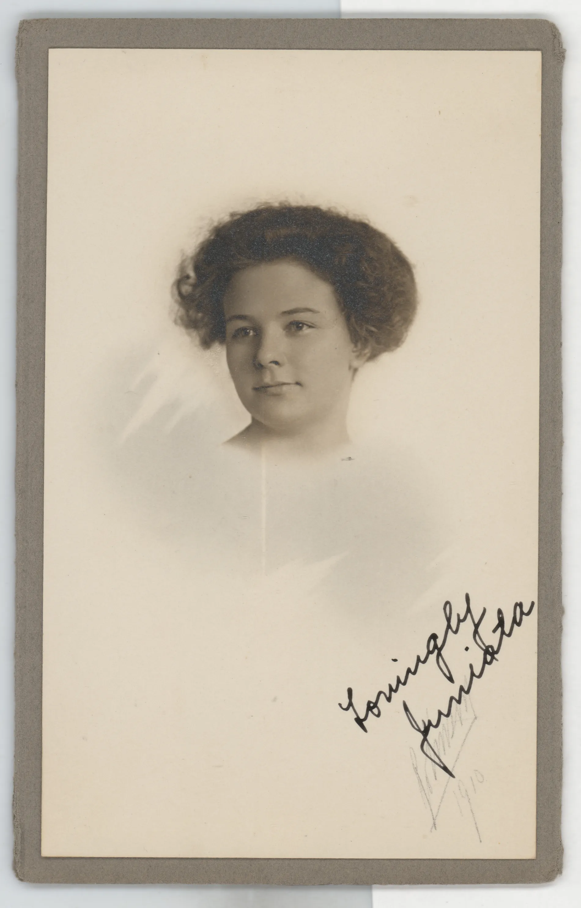 Juanita Bouknight Harrison, from [Juanita Bouknight portrait, 1910]