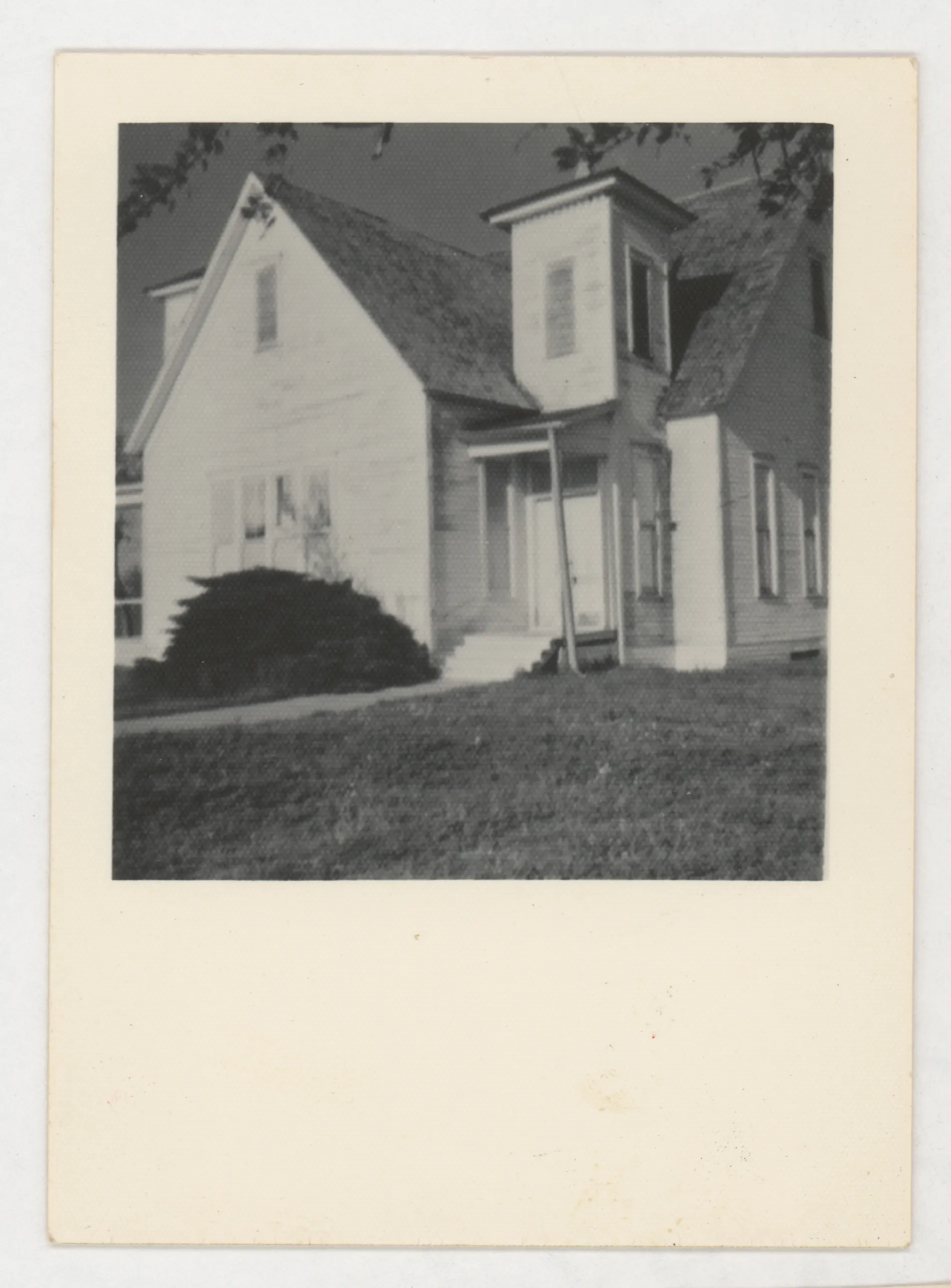 This photograph depicts the Concord Church at Jacobia just before it was torn down in 1968.