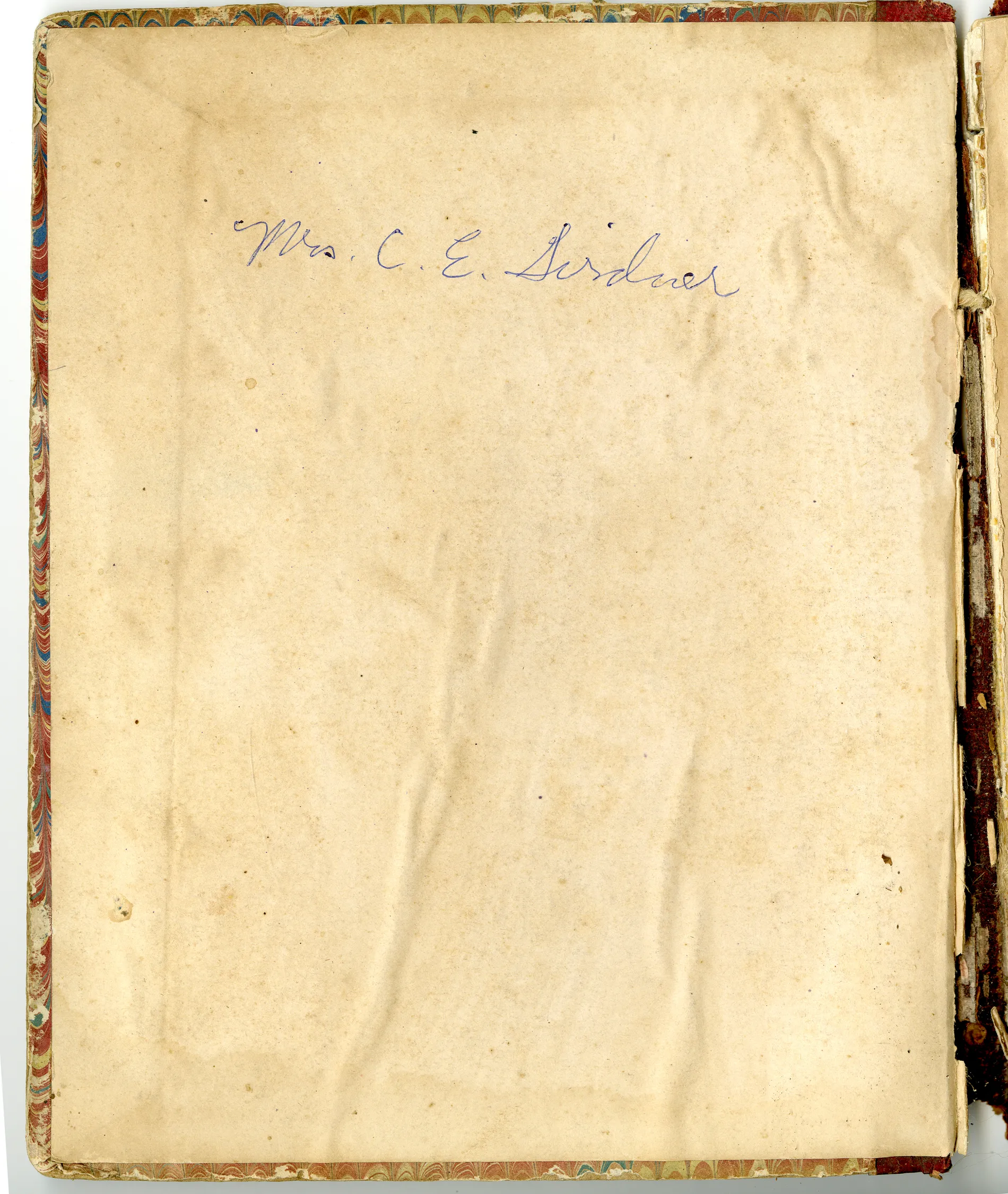End Paper of [Minutes of the Midway Grange No.1351]