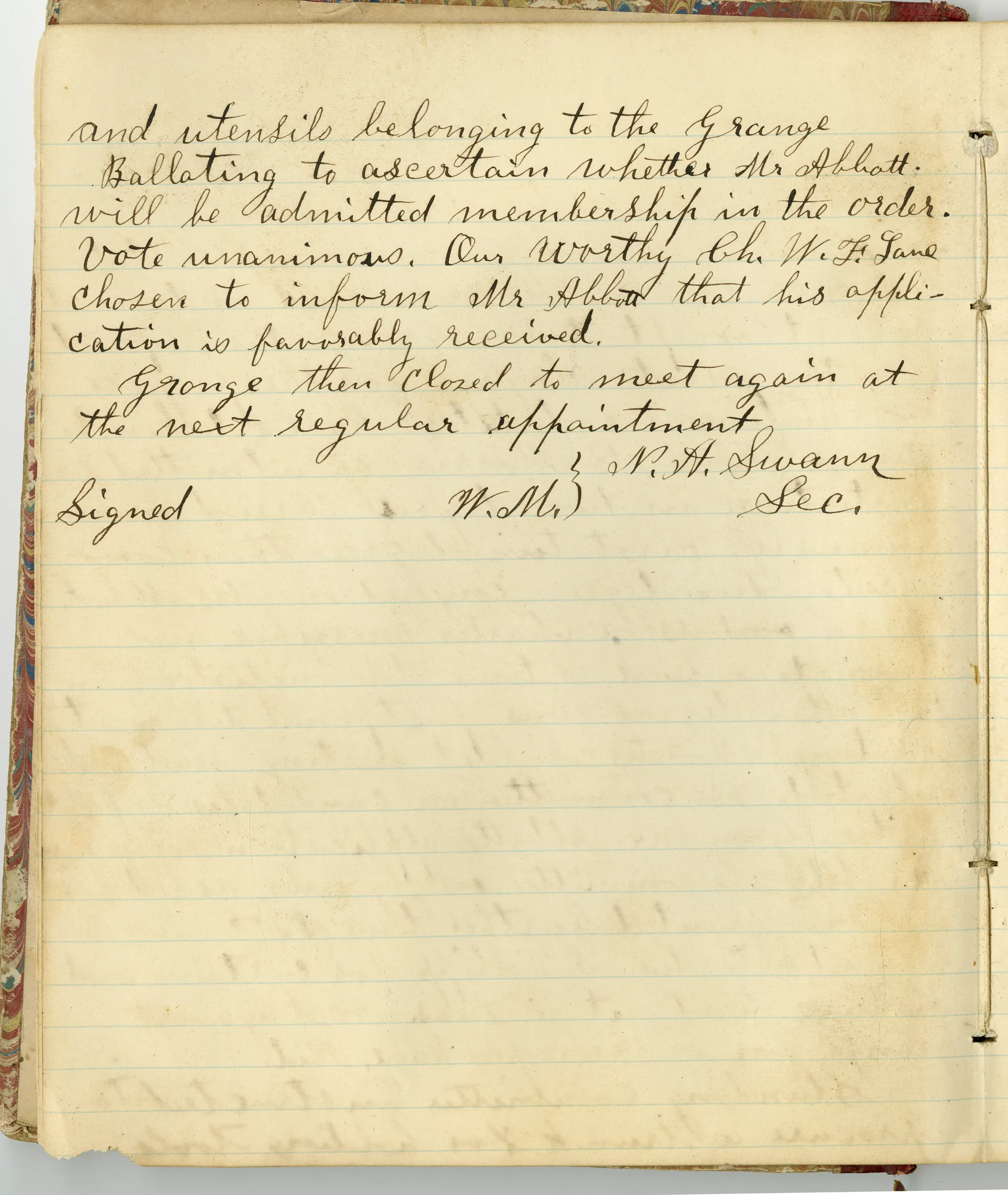 p.8 of [Minutes of the Midway Grange No.1351]