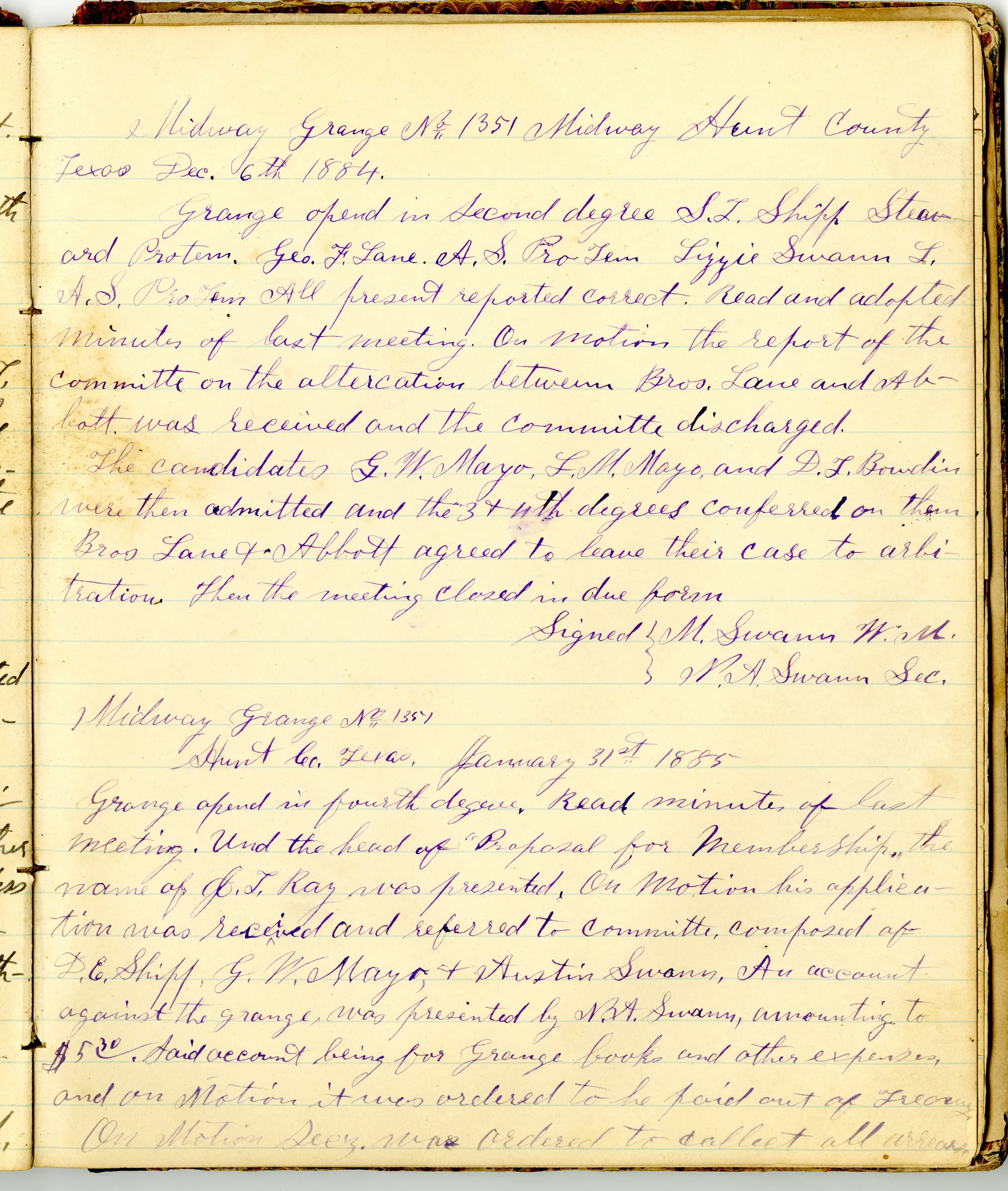 p.29 of [Minutes of the Midway Grange No.1351]