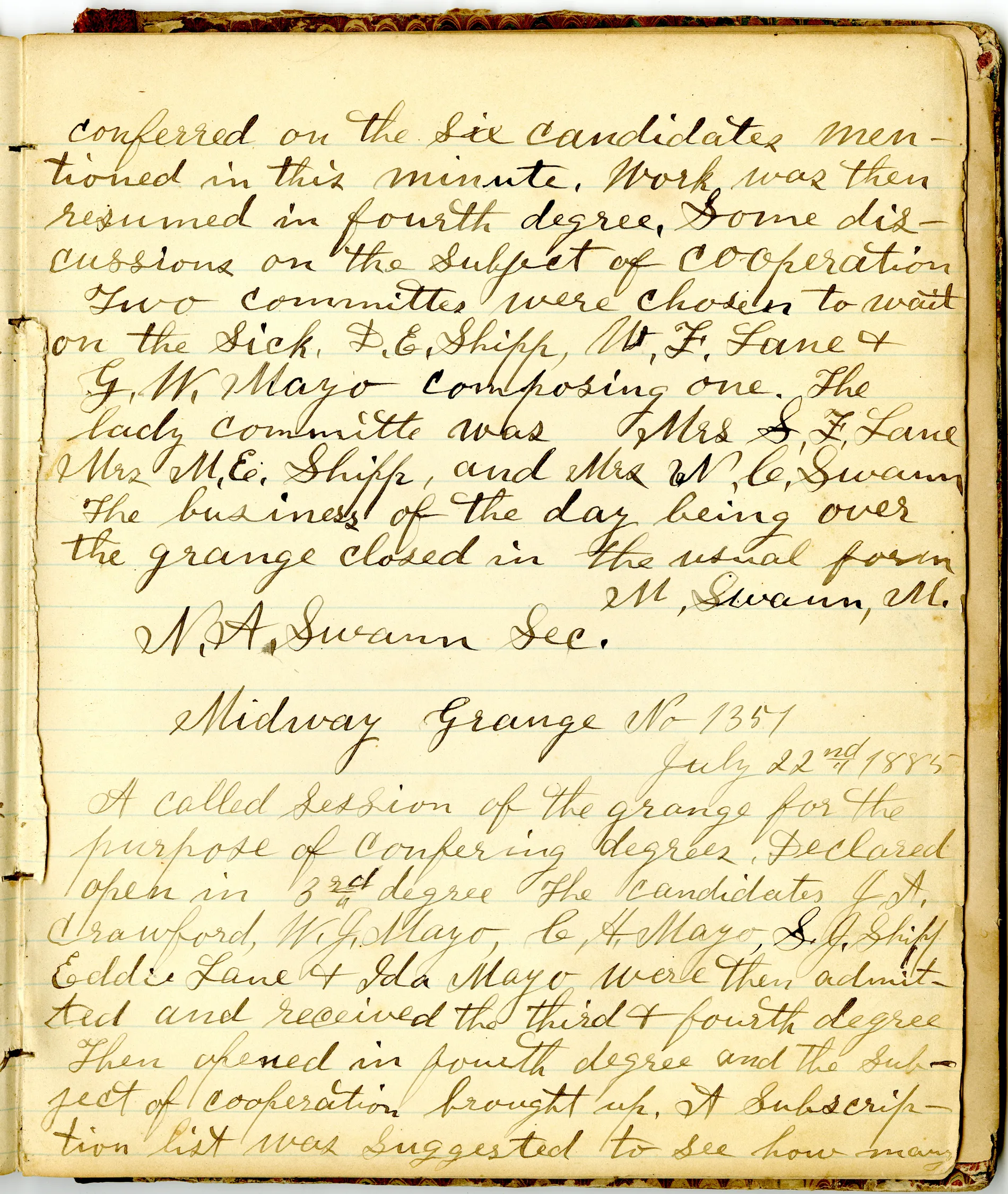 p.37 of [Minutes of the Midway Grange No.1351]