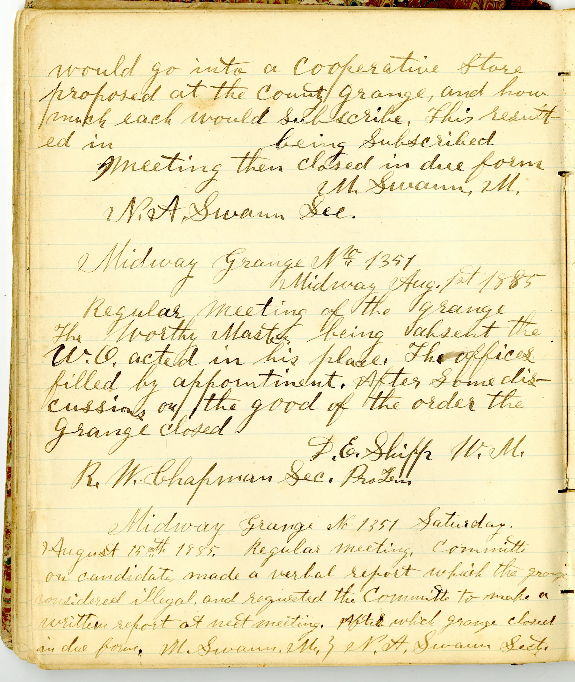 p.38 of [Minutes of the Midway Grange No.1351]