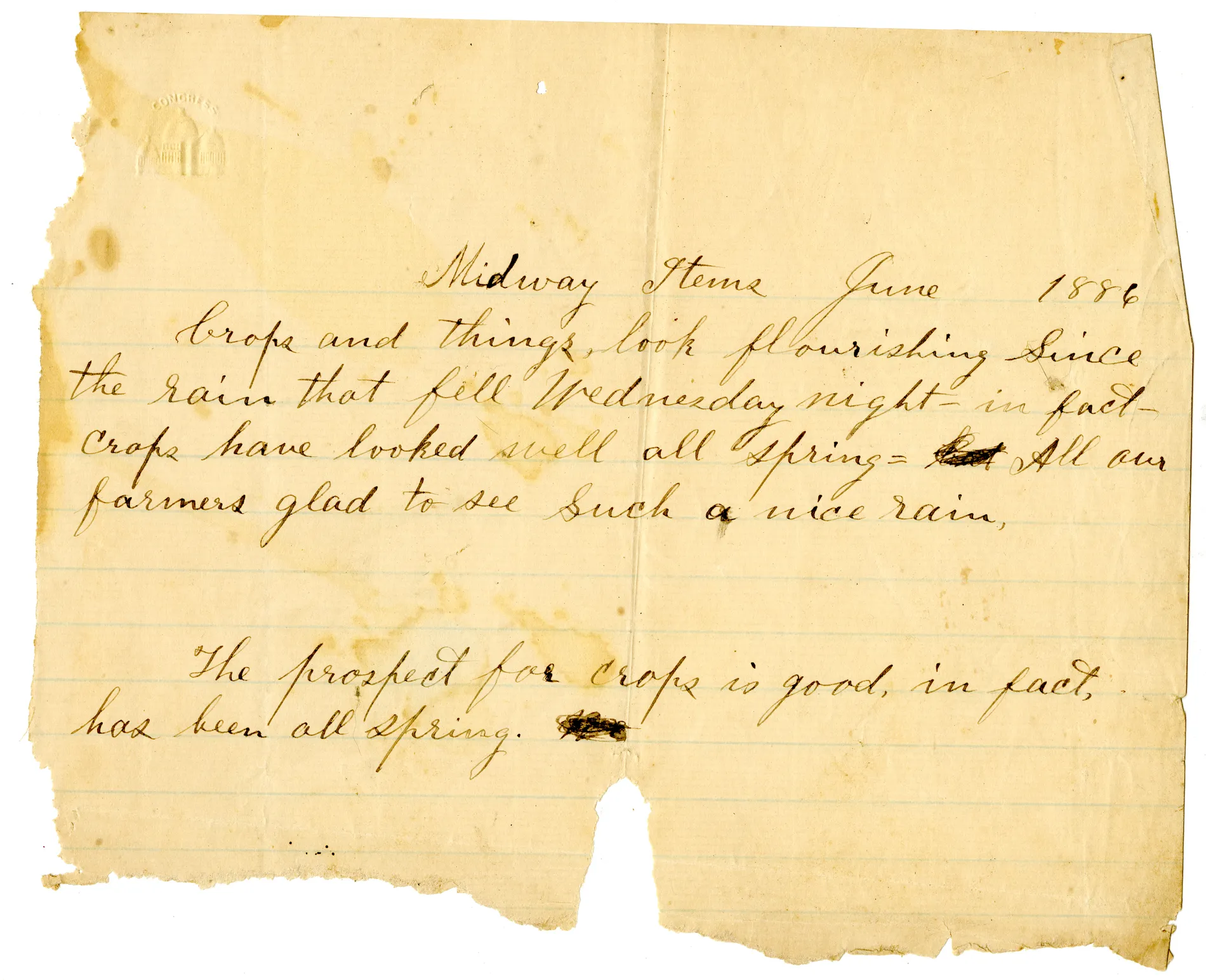 Sheet 4 of [Minutes of the Midway Grange No.1351]