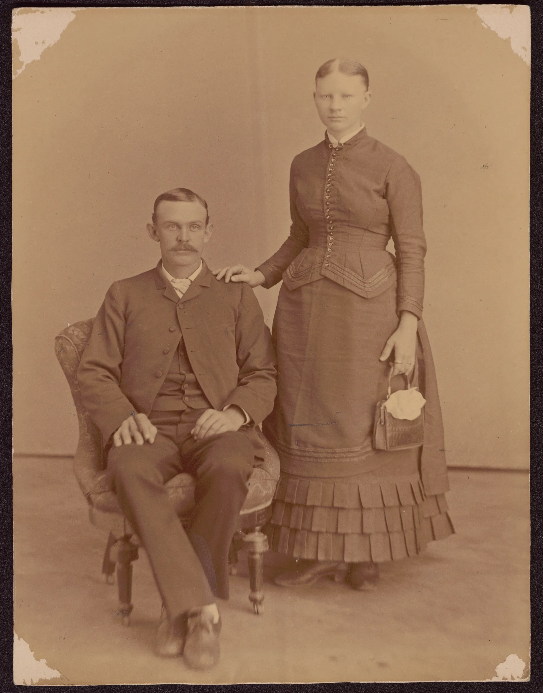Nannie Thomas Swann, from [Austin and Nannie Swann wedding photo]