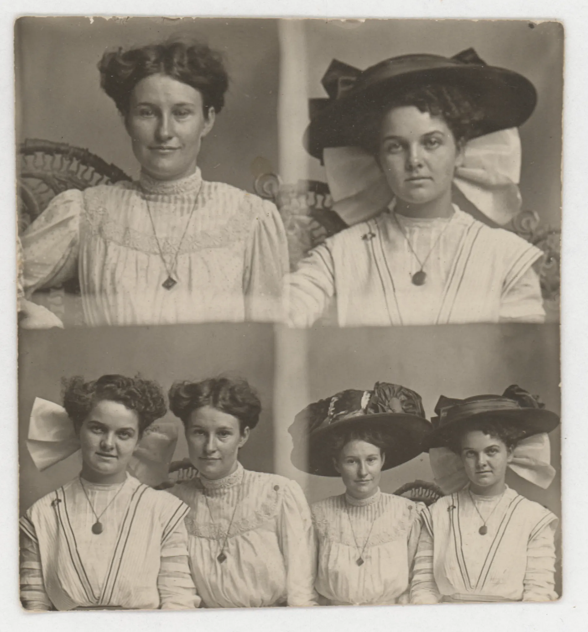 This photograph depicts Mable Swann and Eula Girdner.
