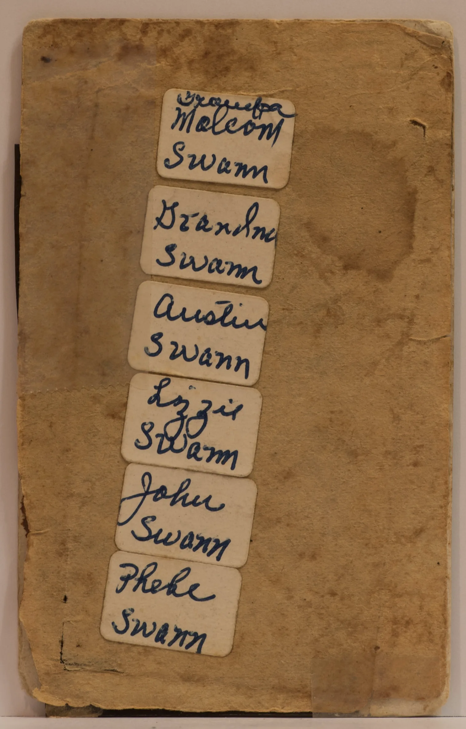 Verso: [Malcom Swann family 1870s]