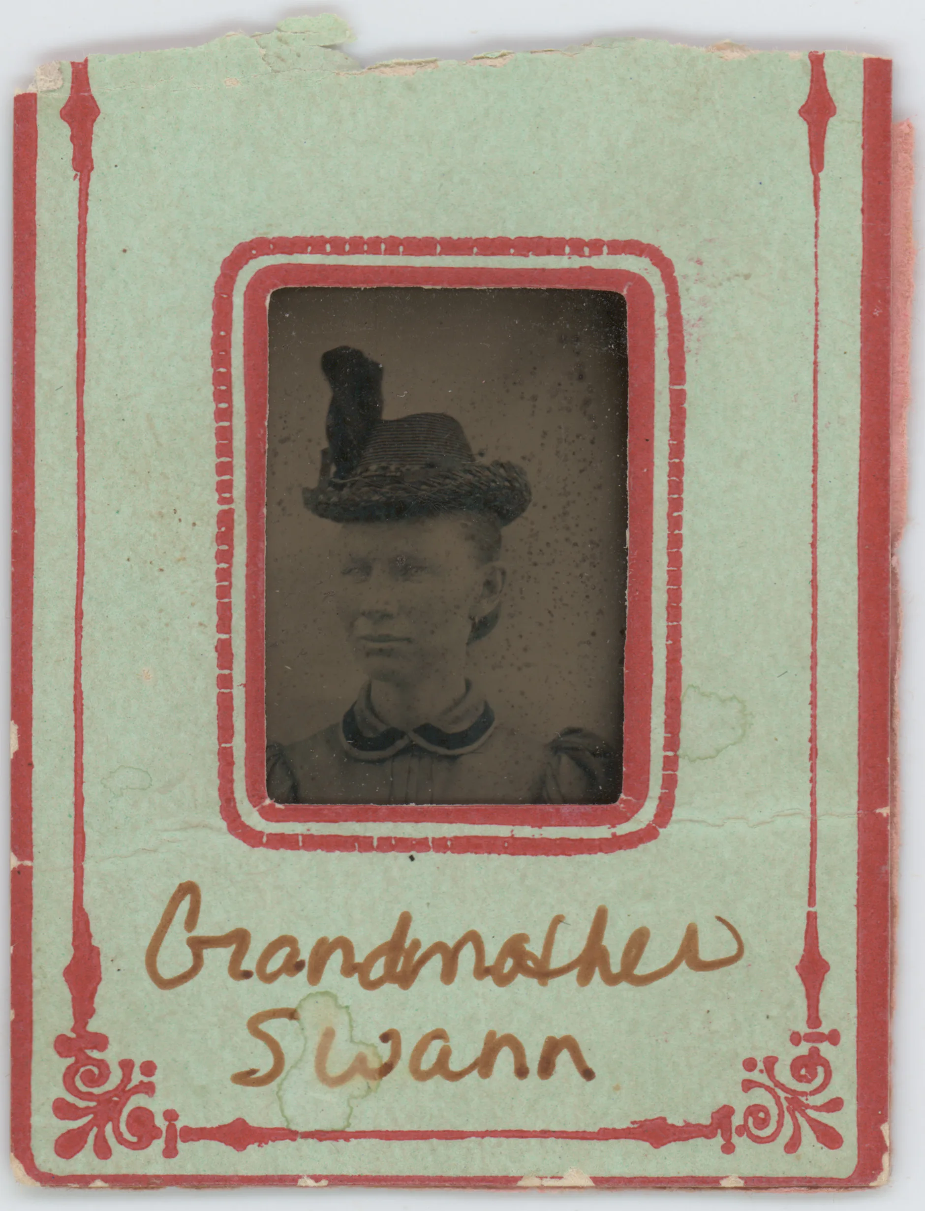 This is a portrait of Nannie Thomas Swann likely dating from between 1890 and 1895. She died in 1896.