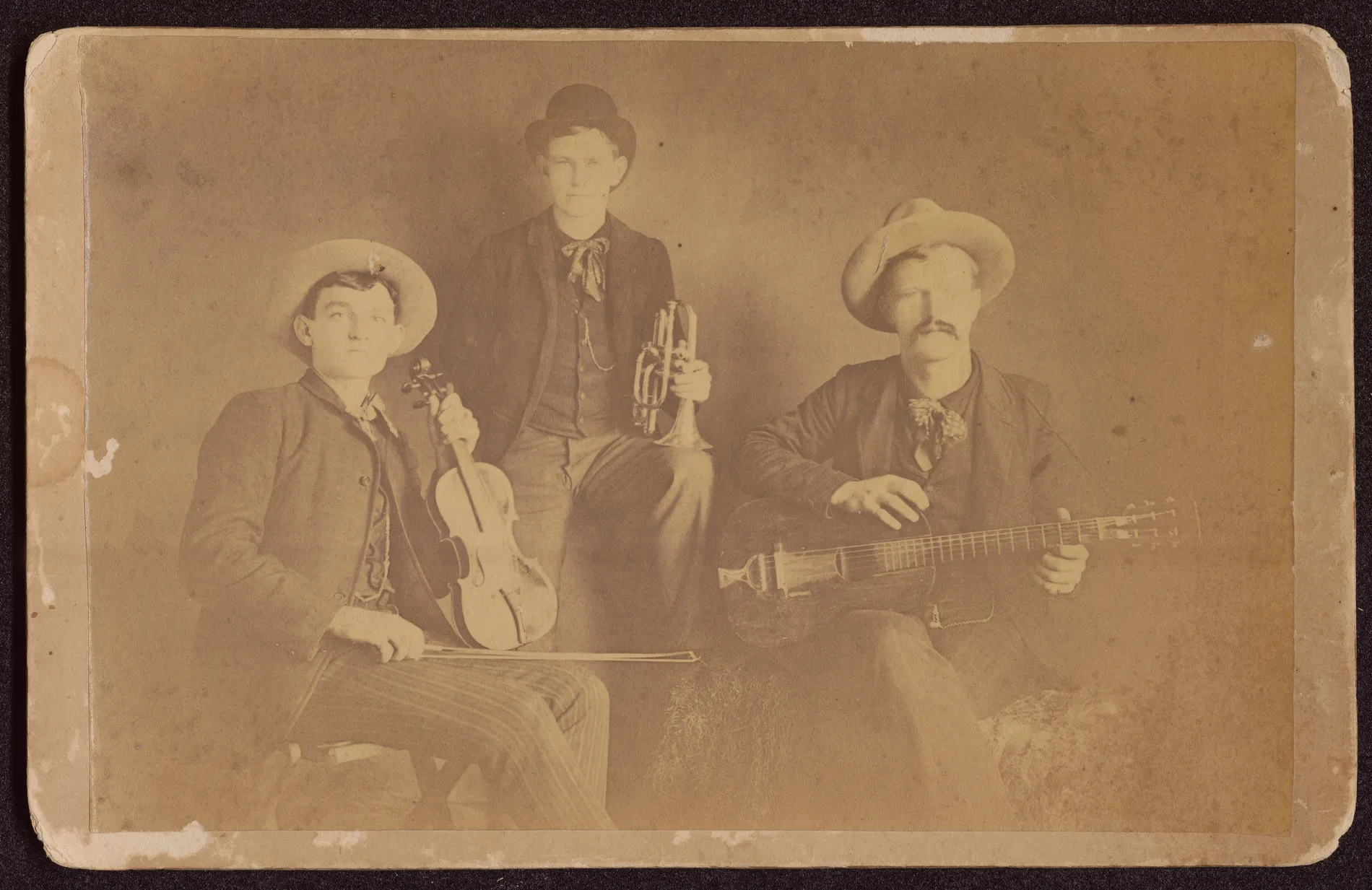 Ewing Boyd, from [Ewing Boyd, Charley Naylor and Bud Thomas with instruments]